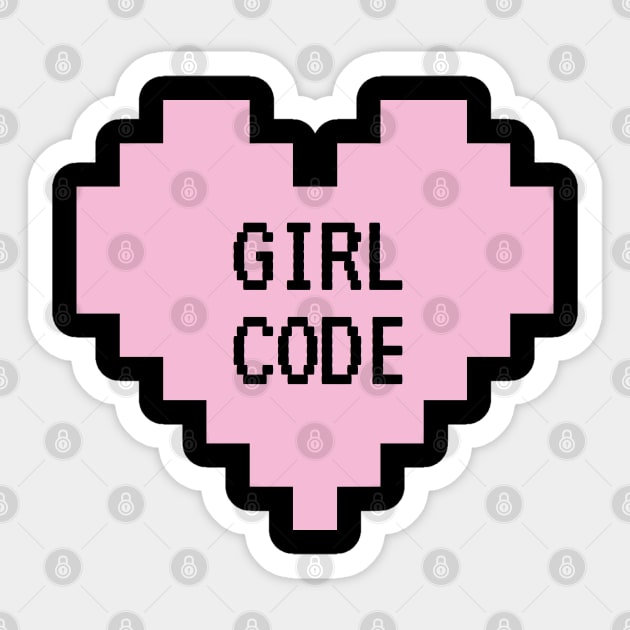 GIRL CODE Sticker by MadEDesigns